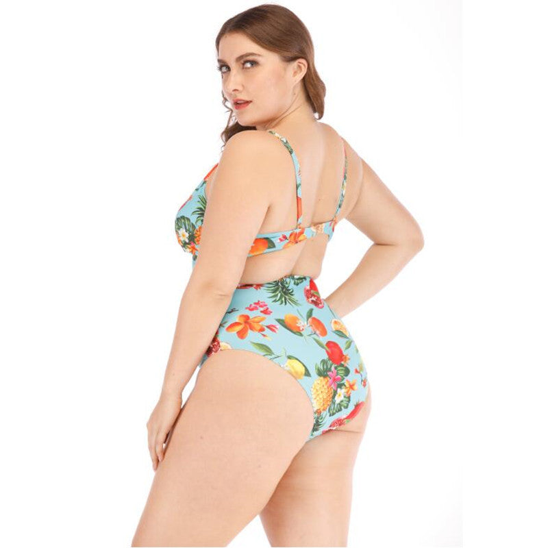 Adding fat plus Dalian body swimsuit