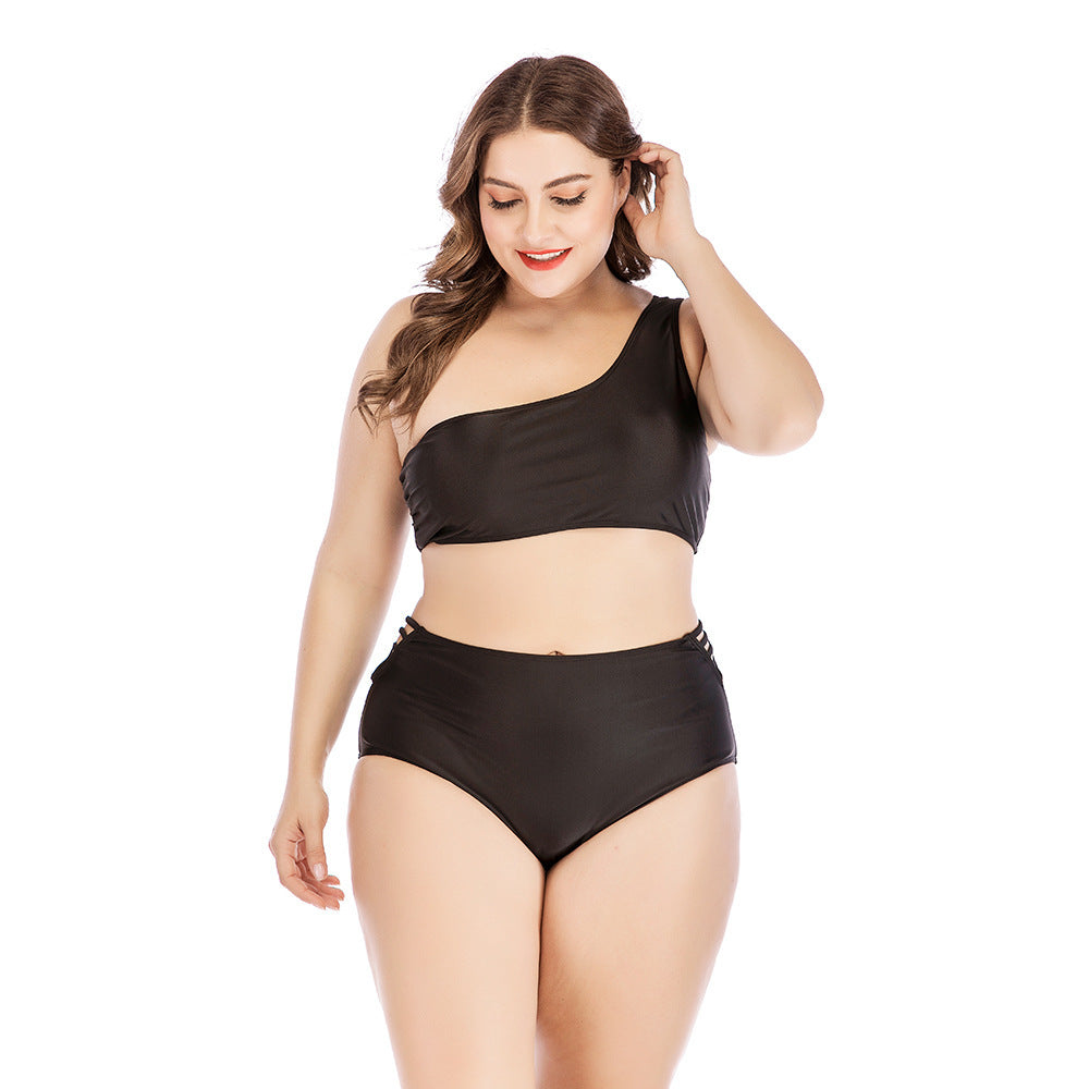 High waist plus size swimsuit