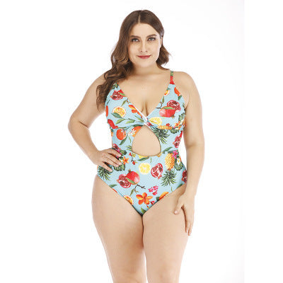 Adding fat plus Dalian body swimsuit