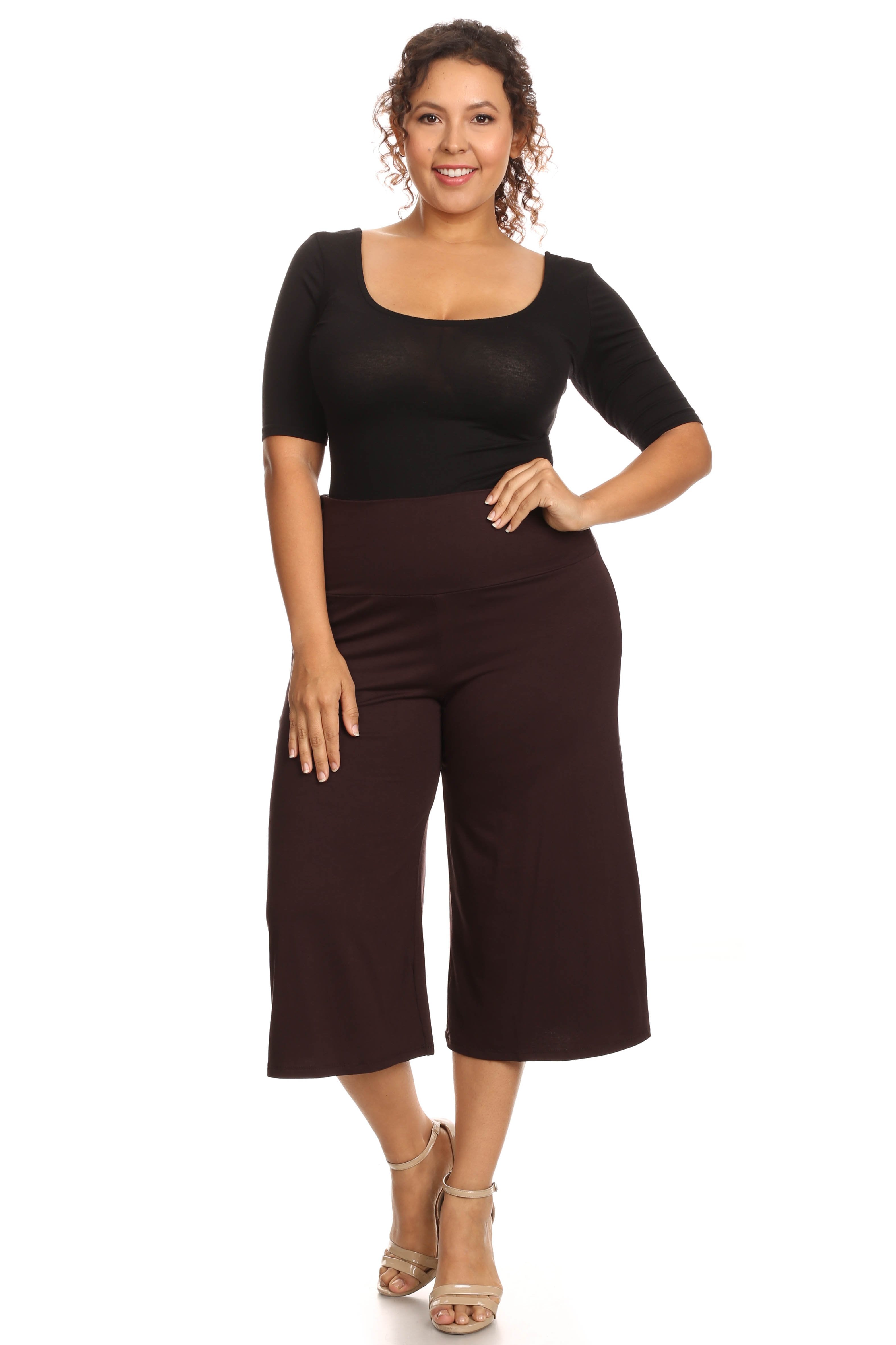 Plus Size Gaucho Pants